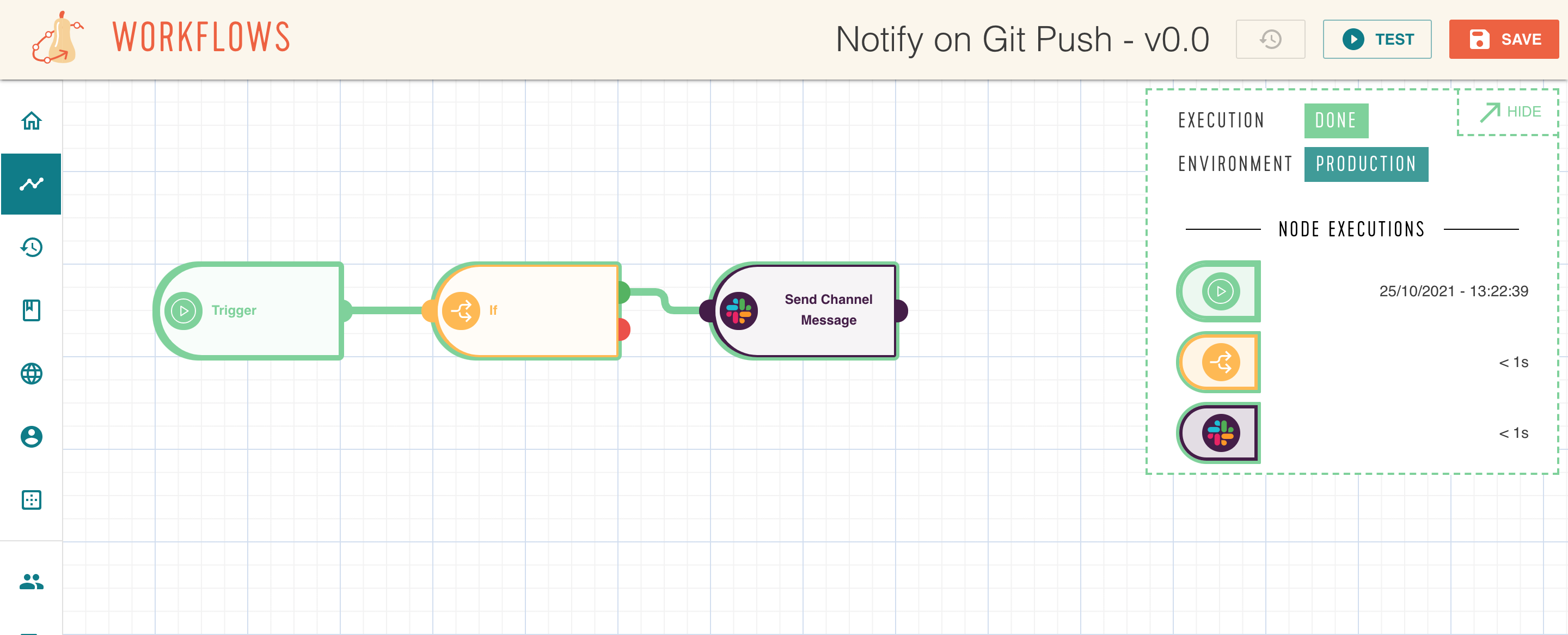 Test your workflow